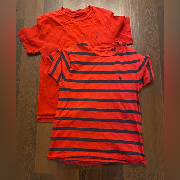 Boys Polo shirt set of 2 size Medium (Cart G-113) - Picture 1 of 6